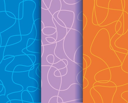 art abstract irregular curved lines background vector
