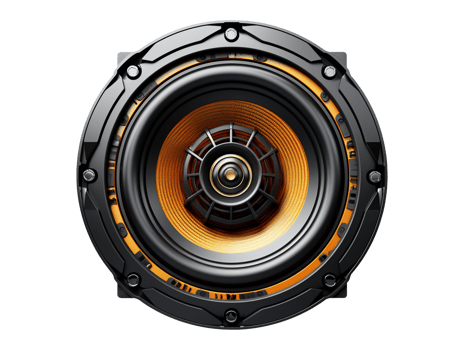Car loud speaker isolated png