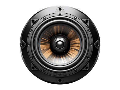 Car loud speaker isolated png