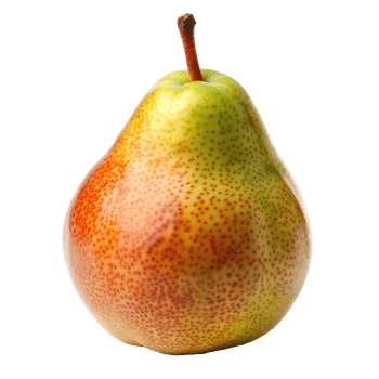 Pear isolated on transparent background png
