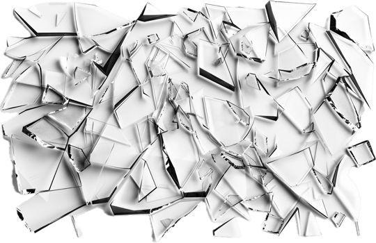 Pile of Broken Glass Shards. png