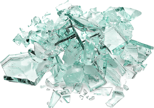 Pile of Broken Glass Shards. png
