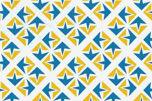 Bright colorful geometric seamless pattern. abstract background with modern minimal shape. Cute geometric line textures. Yellow, green, white color vector