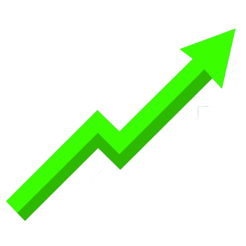 green up arrow png