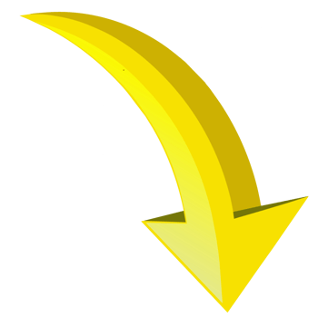 Yellow down arrow png