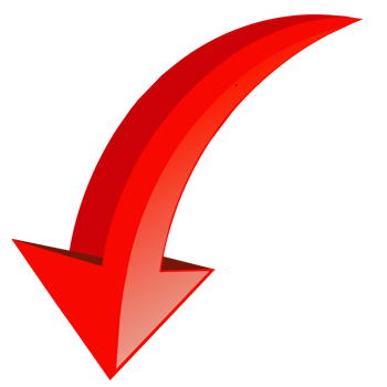 red down arrow png