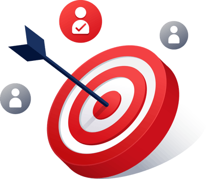3D Target Audience clipart illustration png