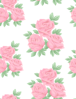 rose pattern for fabric and textile print png