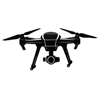 design illustration of a photography drone png