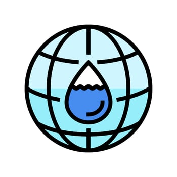 food world day color icon illustration vector