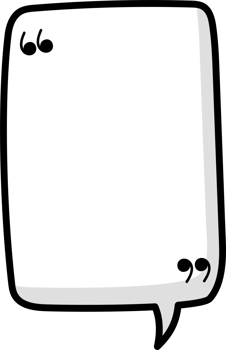 Black and white color speech bubble balloon with quotation marks, icon sticker memo keyword planner text box banner png