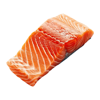 Set of raw salmon. Salmon on transparent background. png