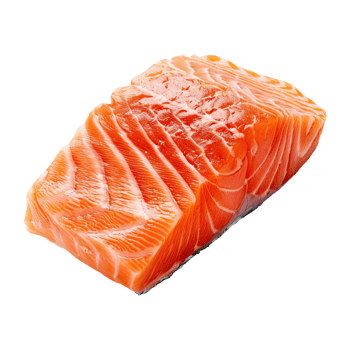 Set of raw salmon. Salmon on transparent background. png