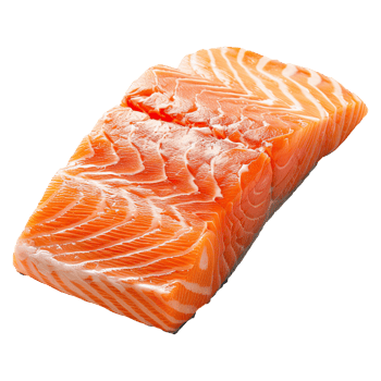 Set of raw salmon. Salmon on transparent background. png