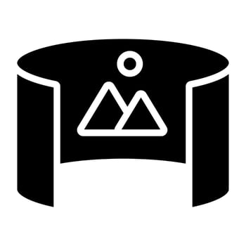 Premium download icon of panorama vector