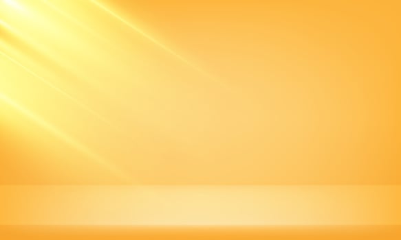 Yellow background. Yellow Background Empty Room Studio with table. Space for selling products on the website. Business backdrop. illustration. vector
