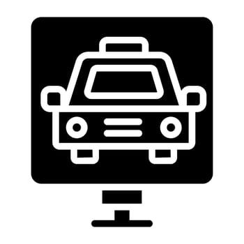 Premium download icon of vehicle board vector