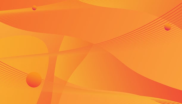 Abstract gradient orange background vector