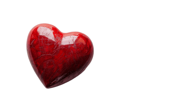 Shaped like a heart. on the Transparent Background, Format png
