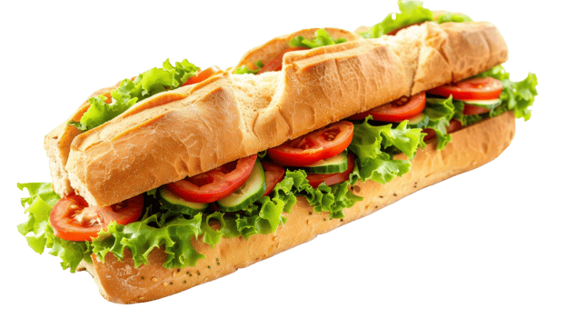 A sandwich. on the Transparent Background, Format png