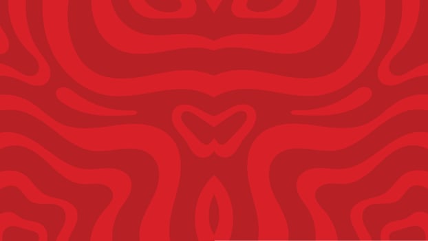 A red background with a heart shape vector