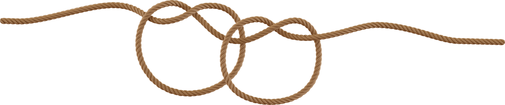 overhand knot rope png