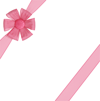 pink ribbon for valentine png