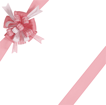 cute pink ribbon for gift png