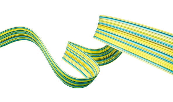 Waving Kazakhstan Flag ribbon. Kazakhstan independence day National day 3d illustration png