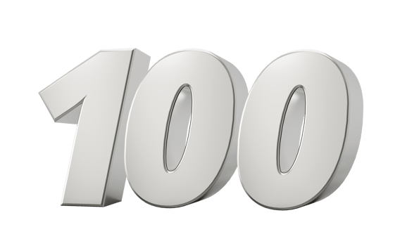 3d Shiny Silver Number 100 Hundred 3d Silver Number, 3d illustration png