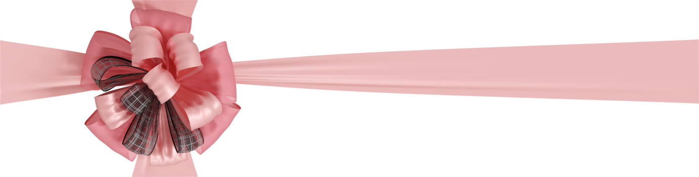 Realistic bow ribbon png