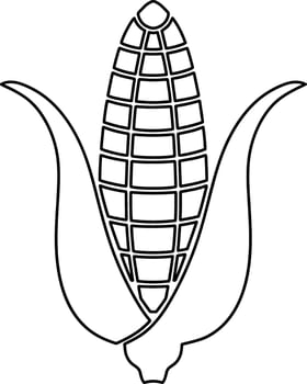 Doodle corn clipart Food clipart vector