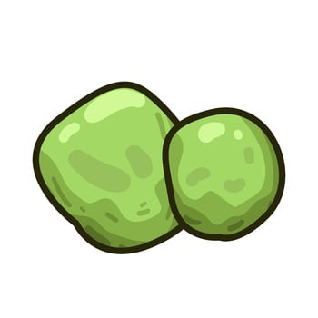 Illustration of peas vector