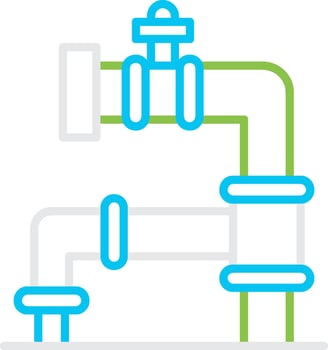 Pipeline Creative Icon Design vector