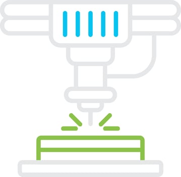 Machinery Creative Icon Design vector