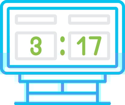 Scoreboard Creative Icon Design vector