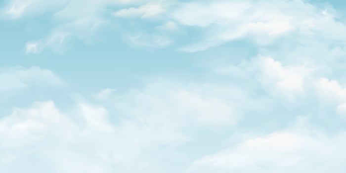 Blue sky with white clouds. Beautiful sky and transparent cloud texture background. heaven summer landscape. vector