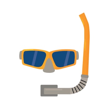 Snorkeling gear icon clipart avatar logotype isolated illustration vector