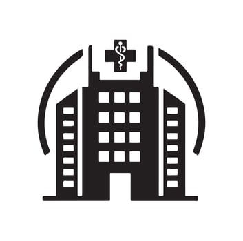 hospital logo design illustration vector