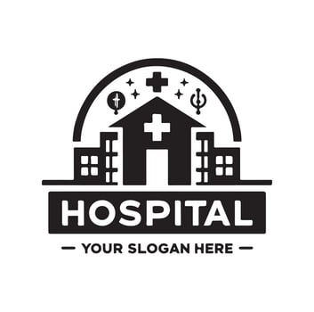 hospital logo design illustration vector