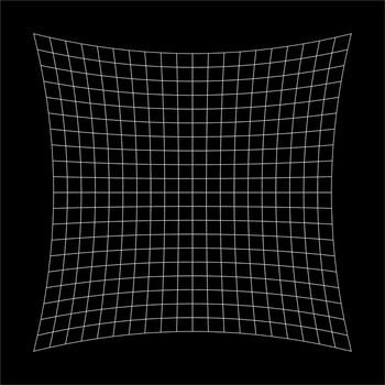 Abstract wavy 3d mesh on a black background. Geometric dynamic wave 3d technology wireframe illustration. vector