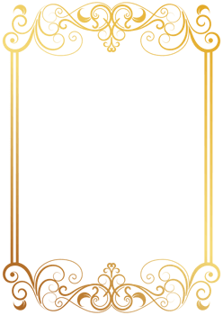 Vintage frame and set boundaries Golden photo frames for pictures png