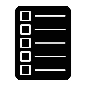 To do List Icon Design For Personal And Commercial Use. vector