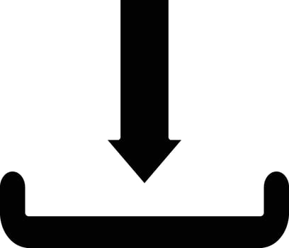 Downloading Line Icon vector
