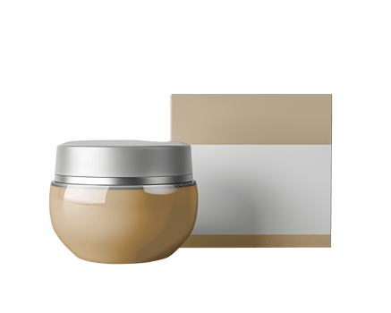 Beauty Product Cream box Isolated on Transparent Background png
