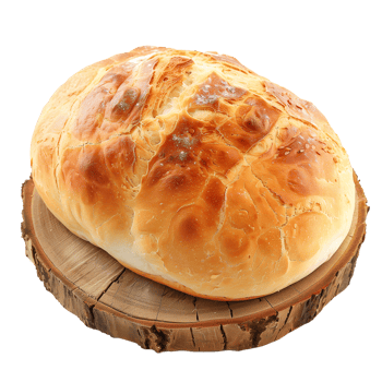 Yeast Bread Isolated on Transparent Background png