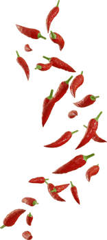 falling red chilli png