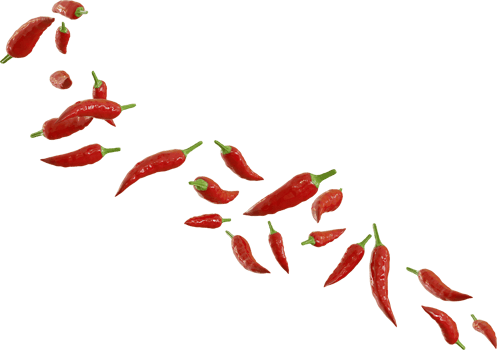 falling red chilli png