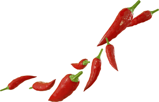 falling red chilli png