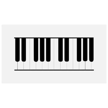 piano icon vectors illustration symbol design